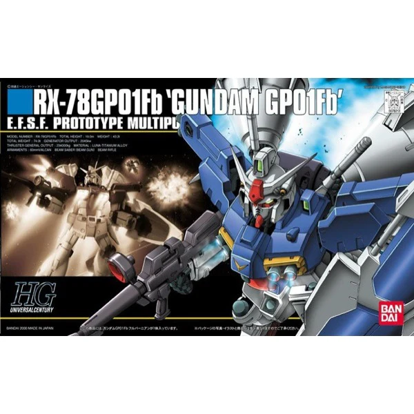 Bandai 5060392 HG 1/144 Gundam GP01Fb