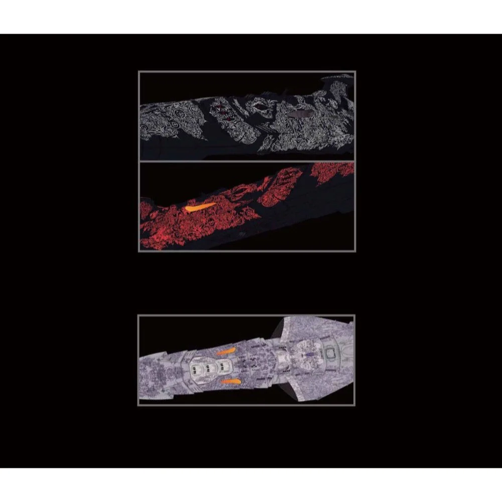 Bandai 50589161 Mecha Collection Zoellugut-Class 1st Class Astro Combat Vessel Set Space Battleship Yamato 2202 - Image 2