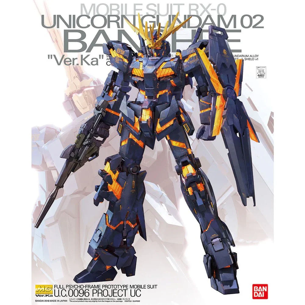 Bandai 5061593 MG 1/100 Unicorn Gundam 02 Banshee Ver.Ka