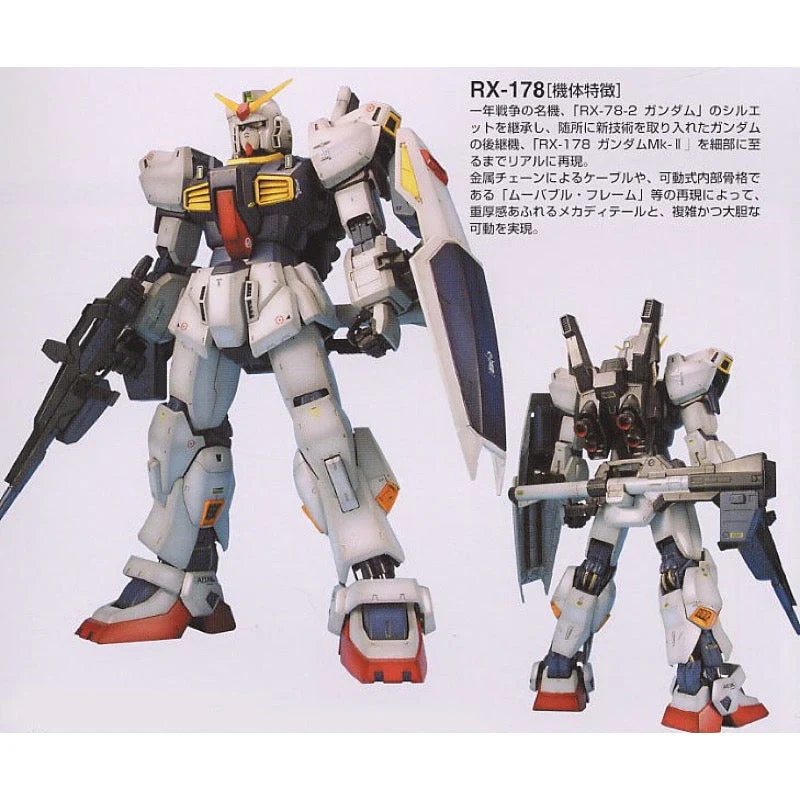 Bandai 5064872 PG 1/60 RX-178 Gundam Mk-II AEUG Zeta Gundam - Image 6