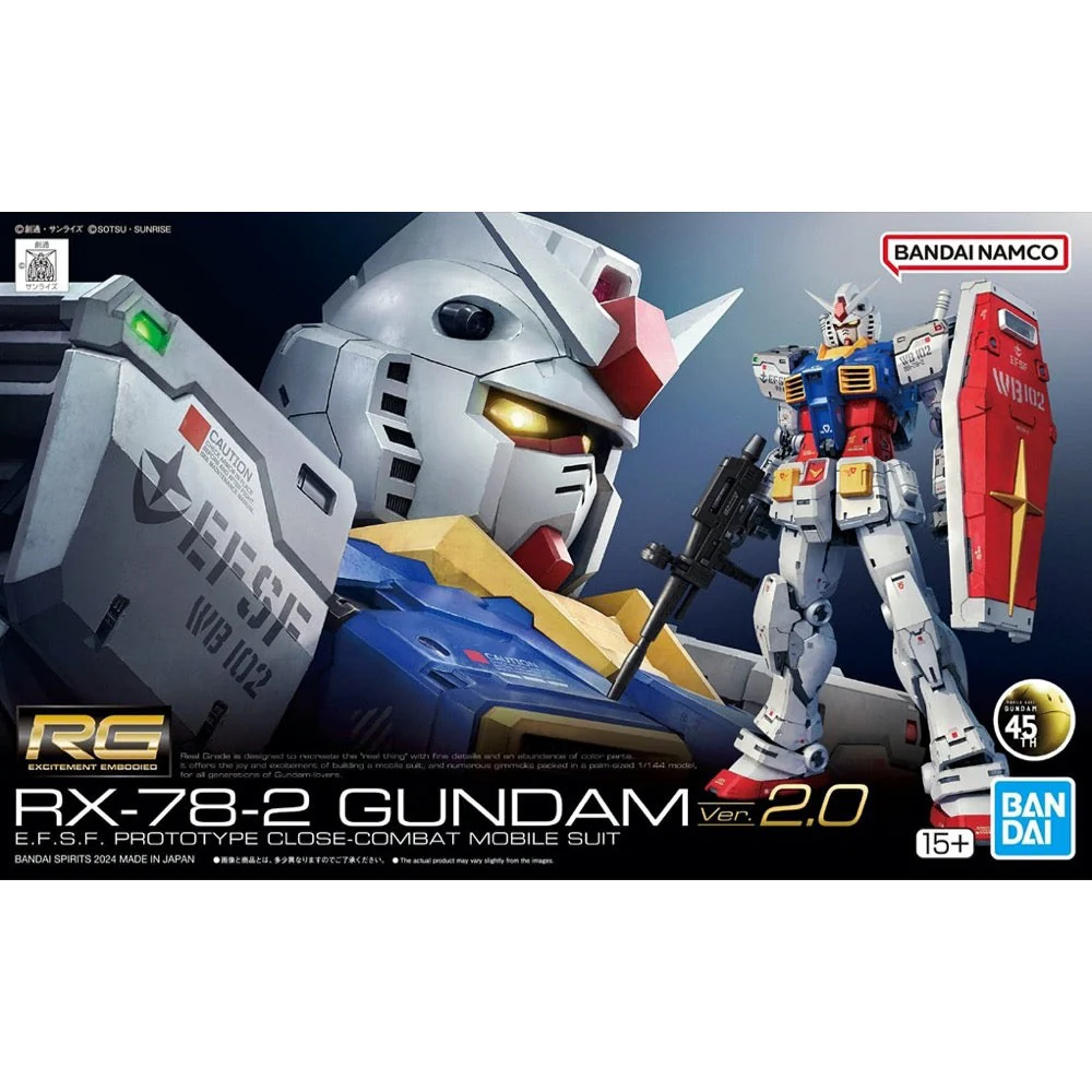 Bandai 5067155 RG 1/144 RX-78-2 Gundam Ver. 2.0