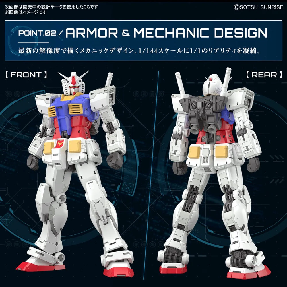 Bandai 5067155 RG 1/144 RX-78-2 Gundam Ver. 2.0 - Image 9