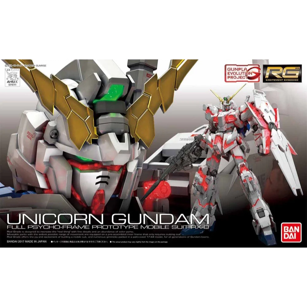 Bandai 5061620 RG 1/144 Unicorn Gundam