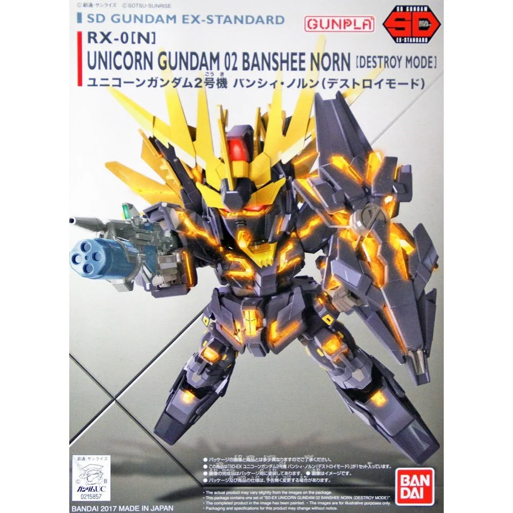 Bandai 5065628 SD Ex-Standard Unicorn Gundam 02 Banshee Norn [Destroy Mode]
