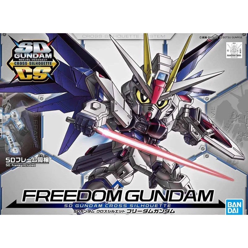 Bandai 5056752 SD Gundam Cross Silhouette Freedom Gundam
