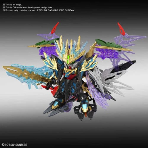 Bandai 5058308 SD Sangoku Soketsuden Tian Ba Cao Cao Wing Gundam - Image 6