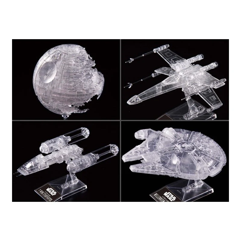 Bandai 5058212 Star Wars Return Of The Jedi Clear Vehicle Set three scales - Image 2