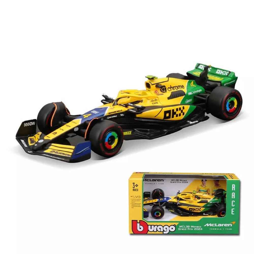 Bburago 01894 1/43 2024 McLaren F1 Senna Livery Driver No.81 Piastri - Image 5