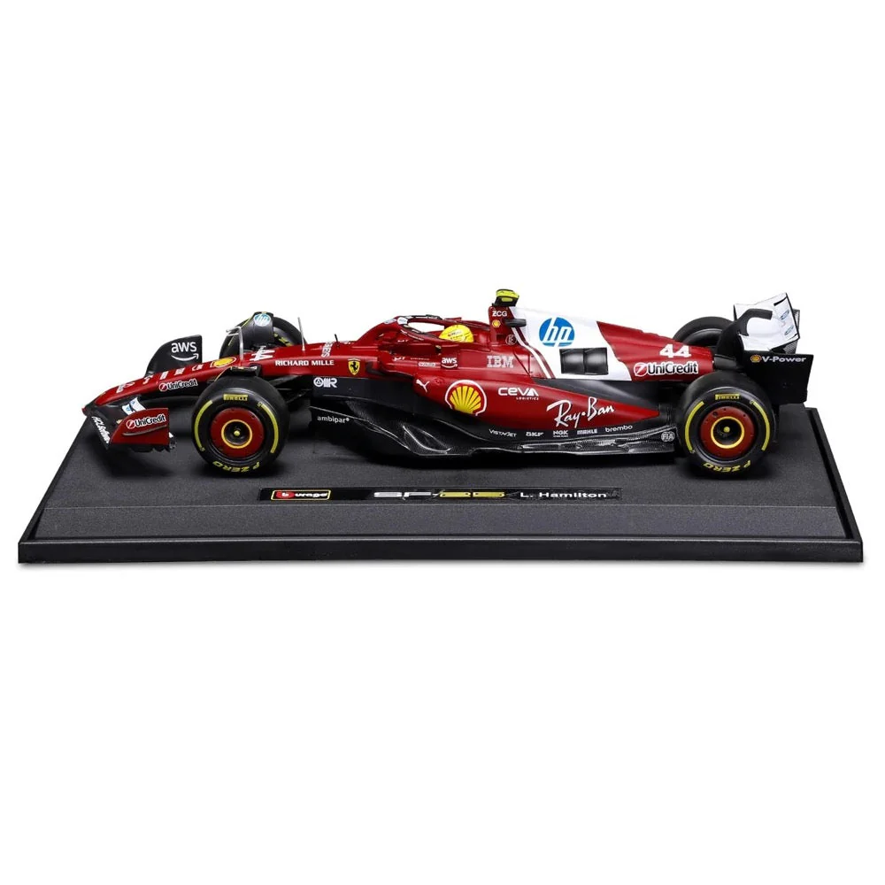 Bburago 16816H 1/18 Ferrari SF-25 No.44 Lewis Hamilton - Image 2