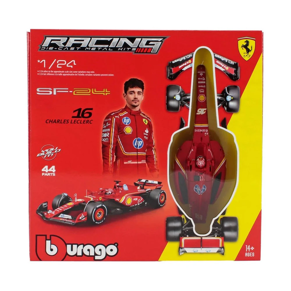 Bburago 26856 1/24 Ferrari SF-24 2024 No.16 Charles Leclerc Model Kit - Image 4