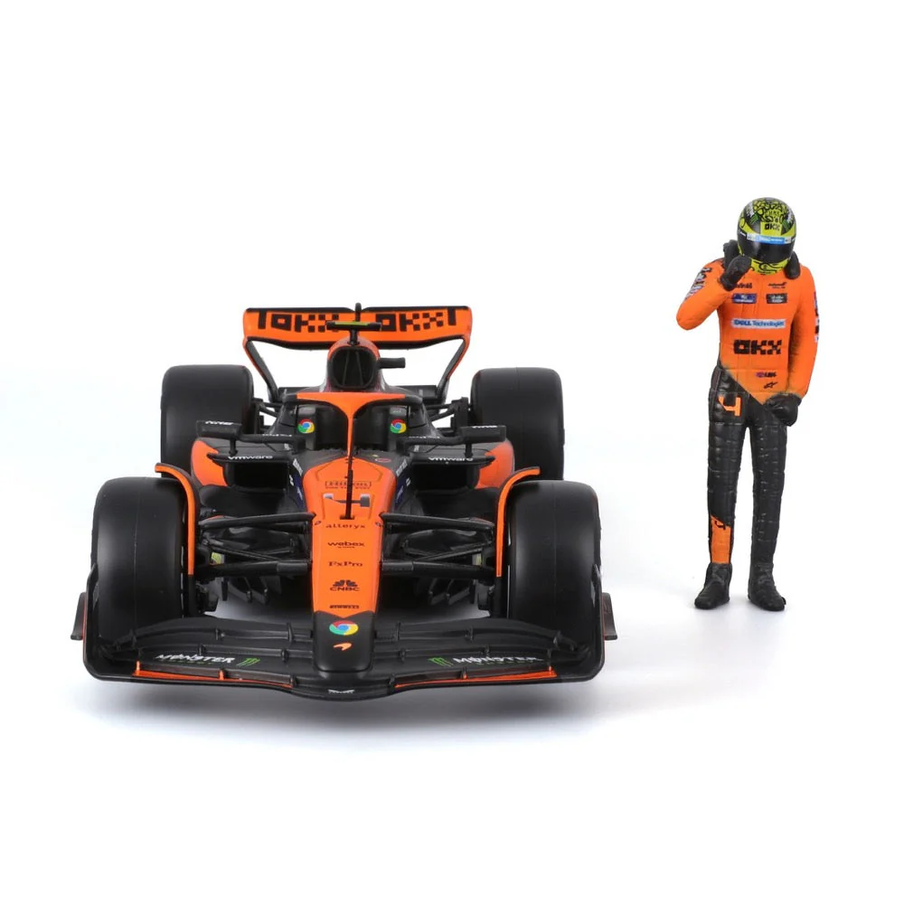 Bburago 28040N 1/24 McLaren MCL38 2024 No.4 Lando Norris with Figure - Image 4