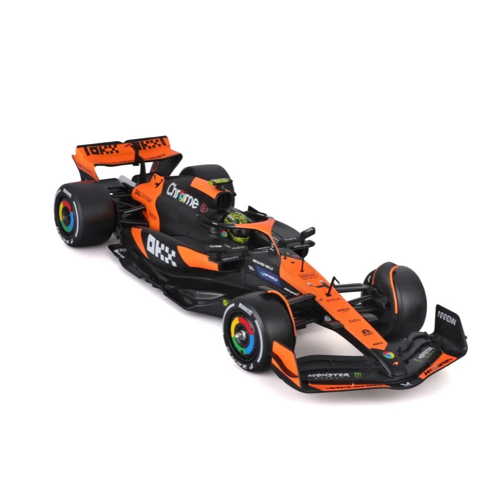 Bburago 28504N 1/24 McLaren MCL38 2024 No.4 Lando Norris Model Kit - Image 4