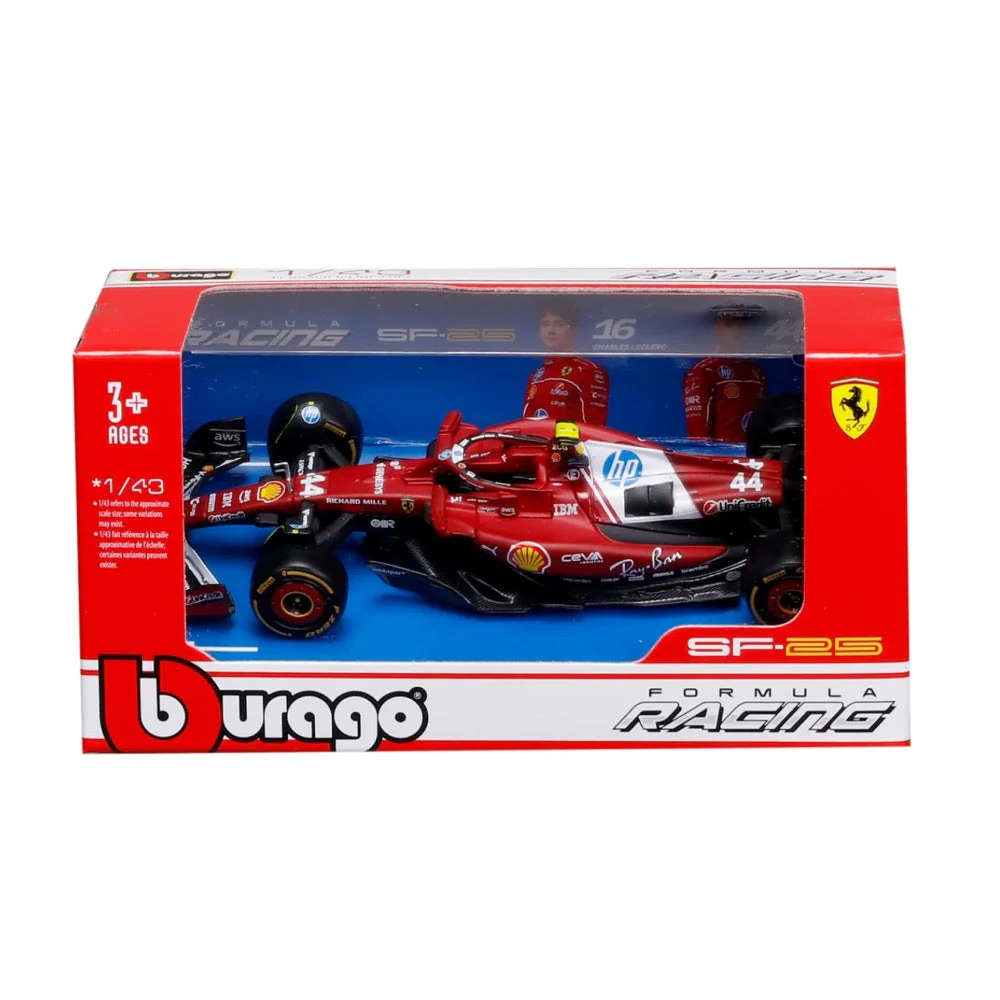 Bburago 36853H 1/43 Ferrari SF-25 No.44 Lewis Hamilton - Image 5