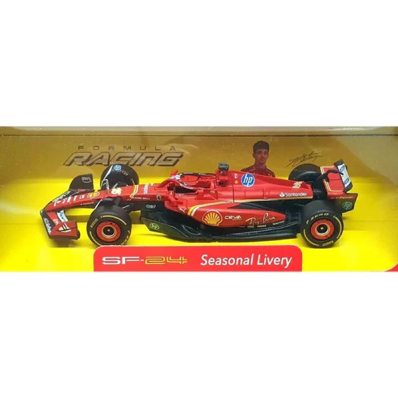 Bburago 36862 1/43 2024 Ferrari No.16 Charles Leclerc Pit Pass Competition Set - Image 11