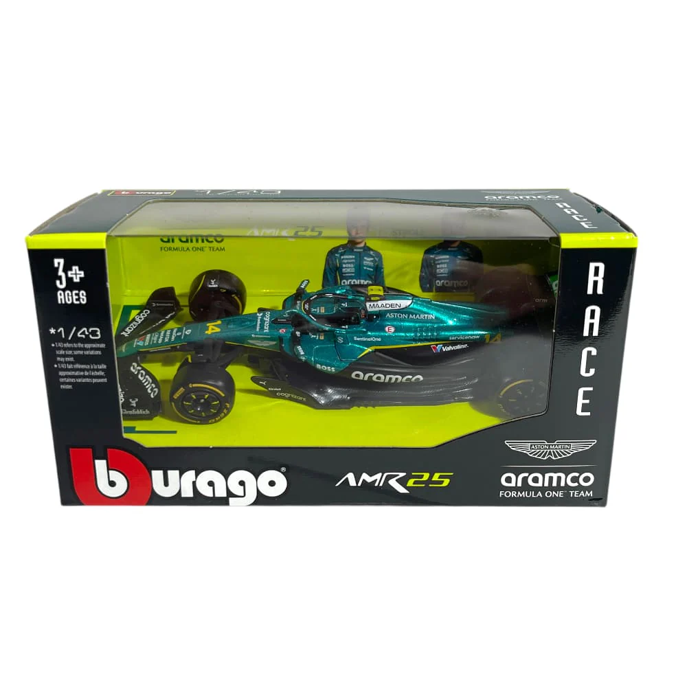 Bburago 38250A 1/43 Aston Martin AMR 25 No.14 Fernando Alonso - Image 4
