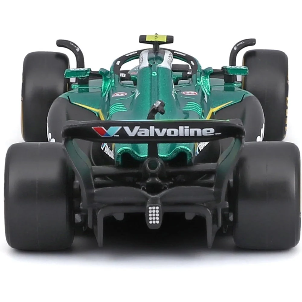 Bburago 38251A 1/43 Aston Martin AMR 25 No.14 Fernando Alonso with Helmet and Showcase - Image 6