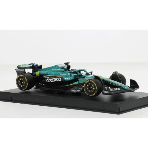 Bburago 38251S 1/43 Aston Martin AMR 25 No.18 Lance Stroll with Helmet and Showcase - Image 3