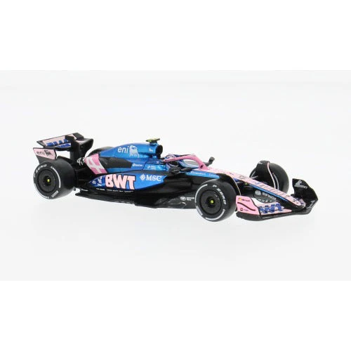 Bburago 38258C 1/43 BWT Alpine A525 No.43 Franco Colapinto with Helmet and Showcase - Image 4