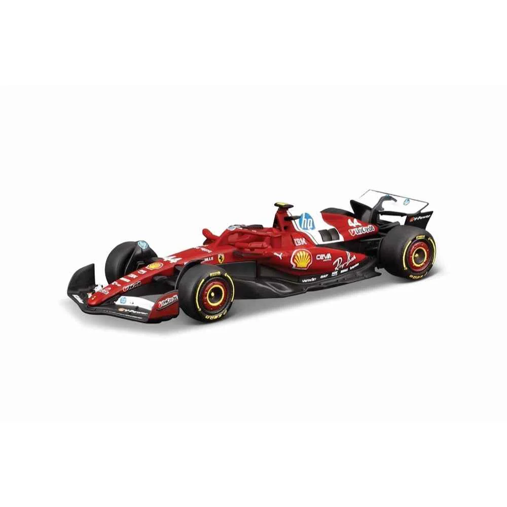 Bburago 56801H 1/64 Ferrari F1 No.44 Lewis Hamilton 2025 Season Car - Image 4