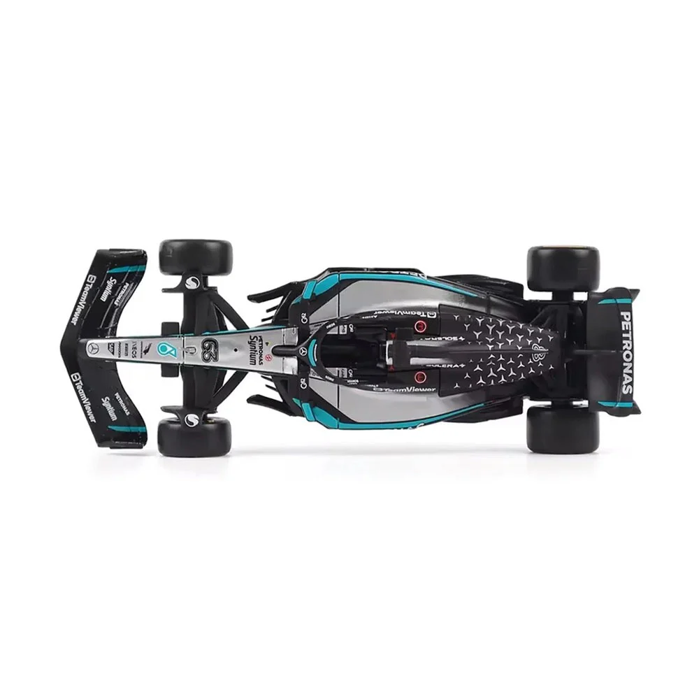 Bburago 58002R 1/64 Race Mercedes-AMG F1 W16 No.63 George Russell 2025 Season Car - Image 4