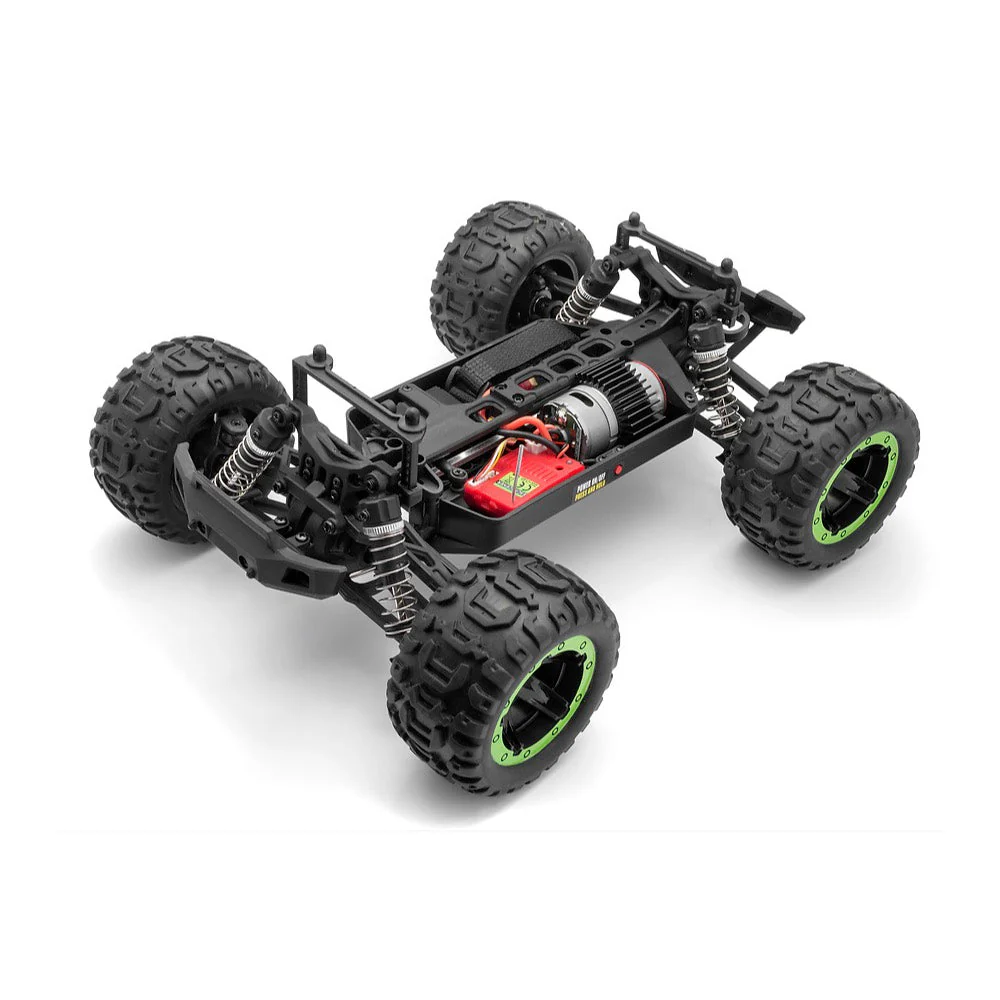 BlackZon Slyder MT 1/16 4WD Brushed Electric RC Monster Truck Green BZ540100 - Image 3