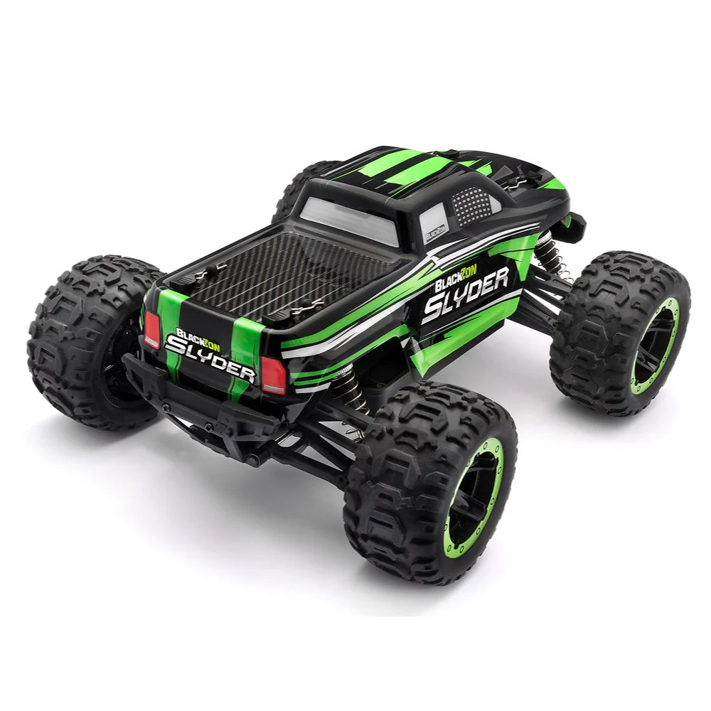 BlackZon Slyder MT 1/16 4WD Brushed Electric RC Monster Truck Green BZ540100 - Image 5