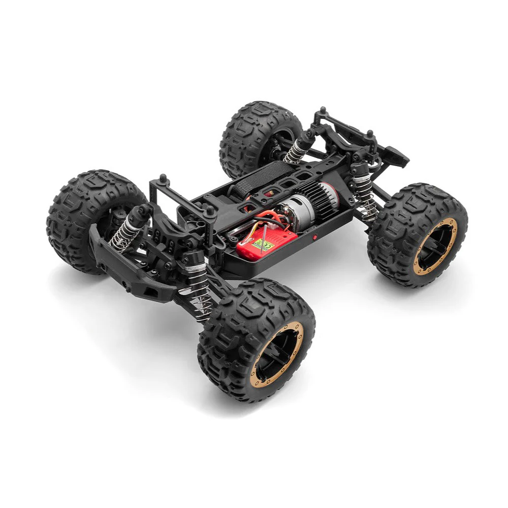 BlackZon Slyder MT 1/16 4WD Brushed Electric RC Monster Truck Gold BZ540101 - Image 5
