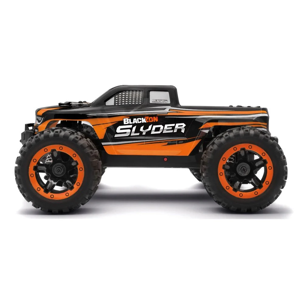 BlackZon Slyder MT 1/16 4WD Brushed Electric RC Monster Truck Orange BZ540099 - Image 4