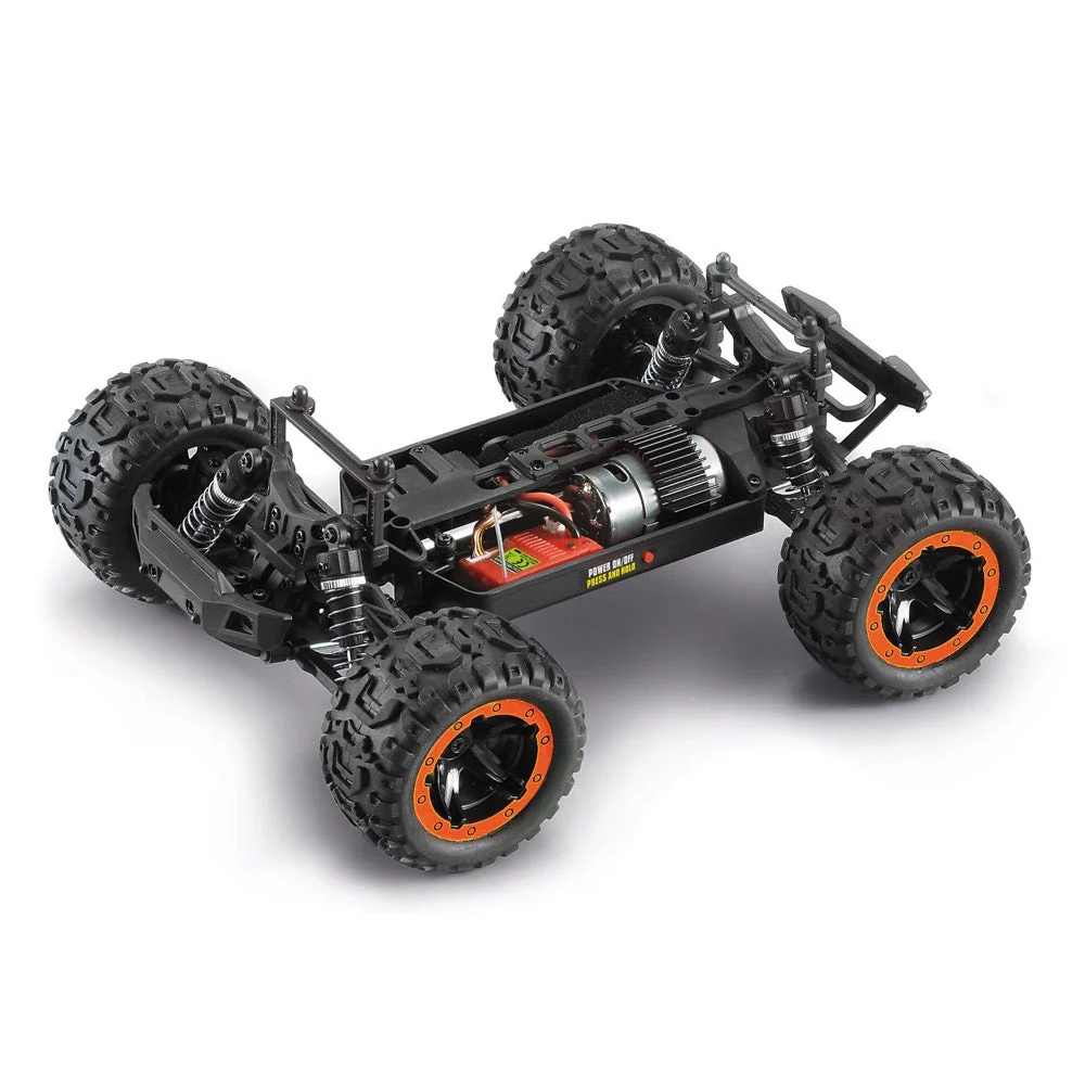 BlackZon Slyder MT 1/16 4WD Brushed Electric RC Monster Truck Orange BZ540099 - Image 5