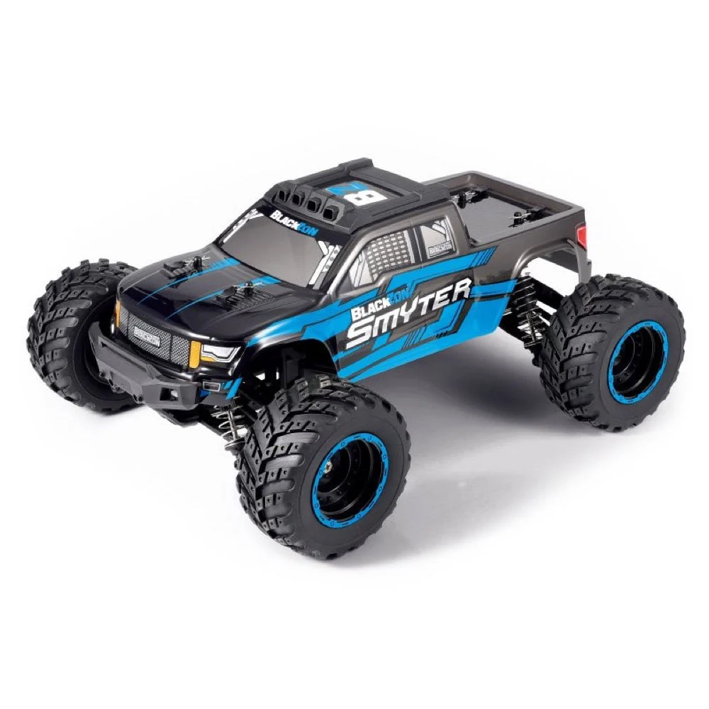 BlackZon Smyter MT 1/12 4WD Brushed Electric RC Monster Truck Blue BZ540111 - Image 2