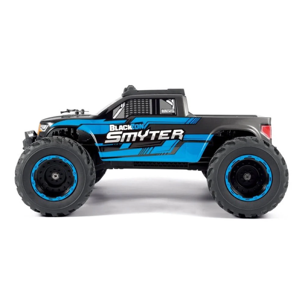 BlackZon Smyter MT 1/12 4WD Brushed Electric RC Monster Truck Blue BZ540111 - Image 4