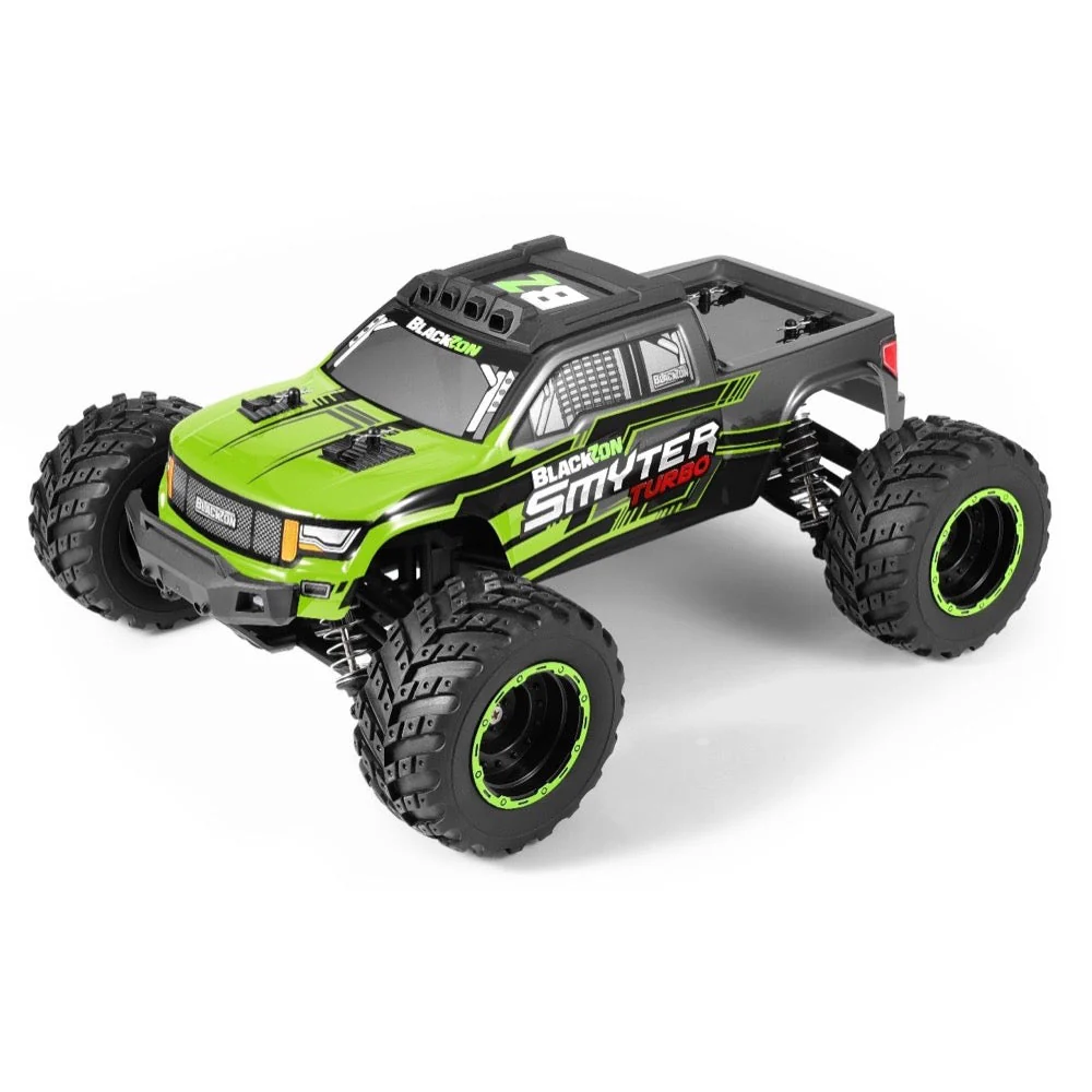 BlackZon Smyter Turbo MT 1/12 4WD 3S Brushless Monster Truck Green BZ540230 - Image 2