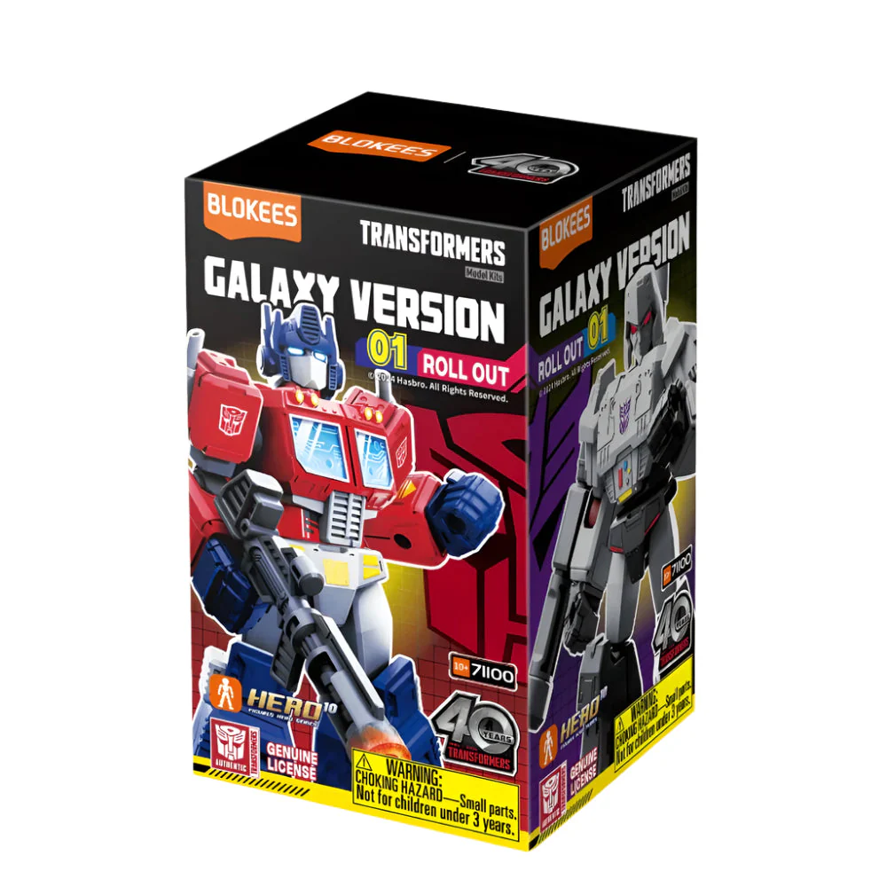 Blokees Figures 71100 Transformers Galaxy Version 01 Roll Out Blind Box (1 Random Figure)
