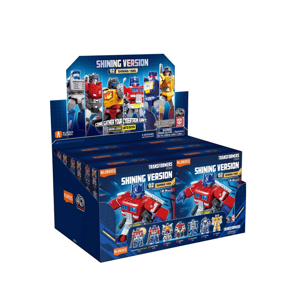 Blokees Figures 71122 Transformers Shining Version 02 Shining 1985 Blind Box (1 Random Figure) - Image 3