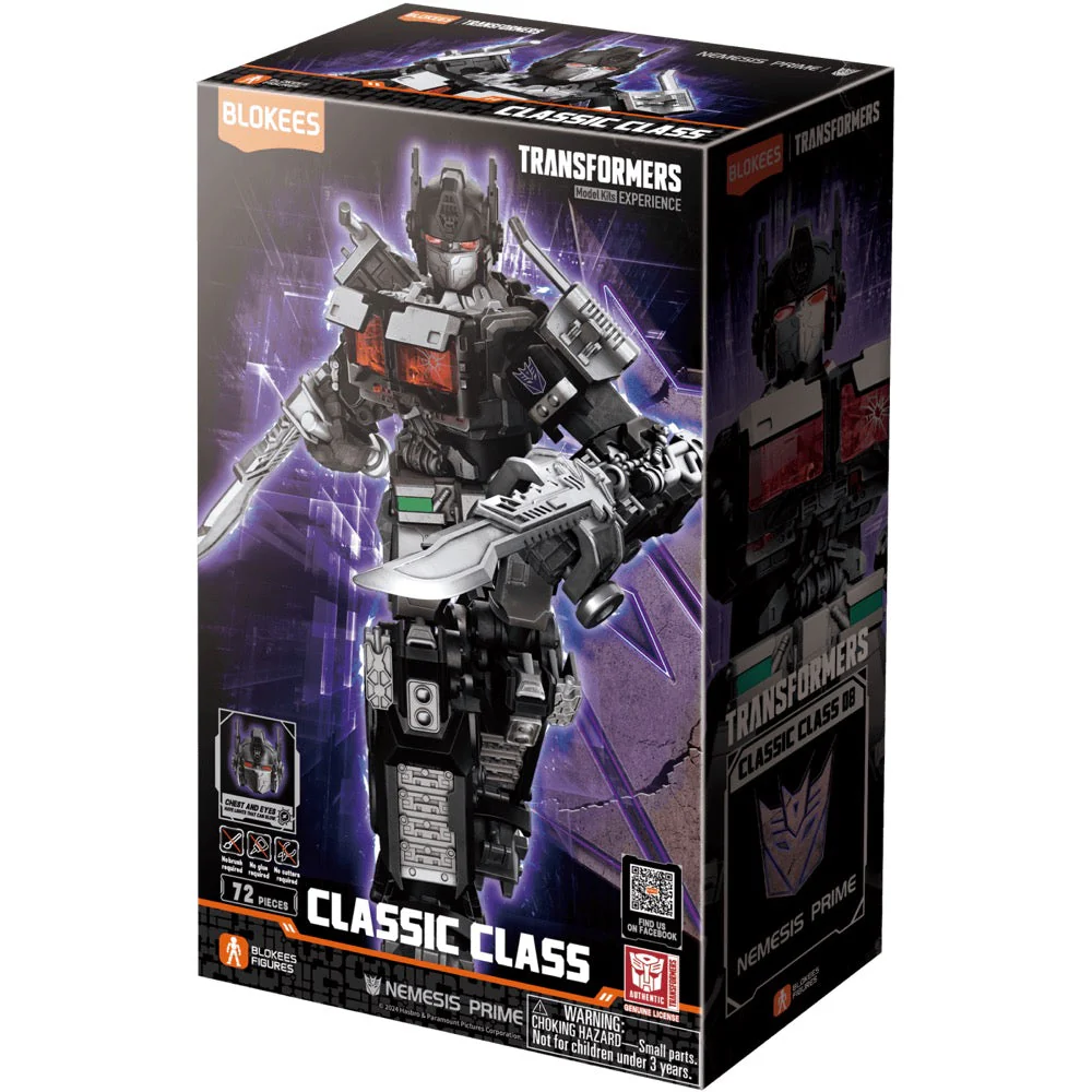 Blokees Figures 71155 Transformers Classic Class 08 Nemesis Prime Rise of the Beasts - Image 4