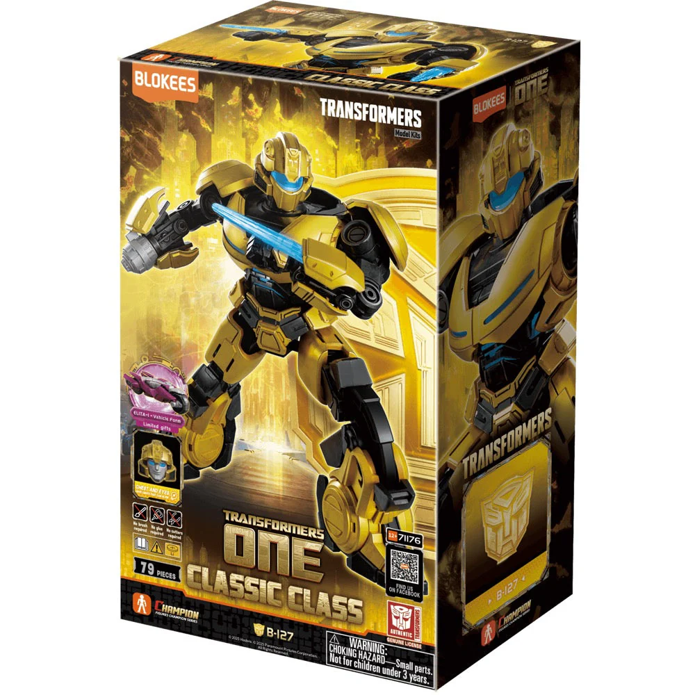 Blokees Figures 71176 Transformers Classic Class 15 Transformers One B-127 - Image 2