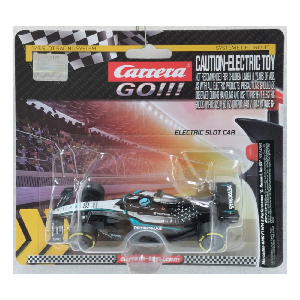 Carrera 64283 GO!!! 2025 F-1 Mercedes-AMG W14 E Performance G. Russell No.63 Slot Car - Image 2