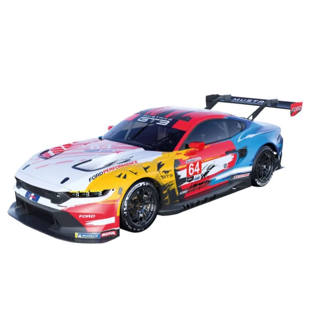 Carrera 64292 GO!!! Ford Mustang GT3 Champion Spirit Livery 2024 Slot Car - Image 2