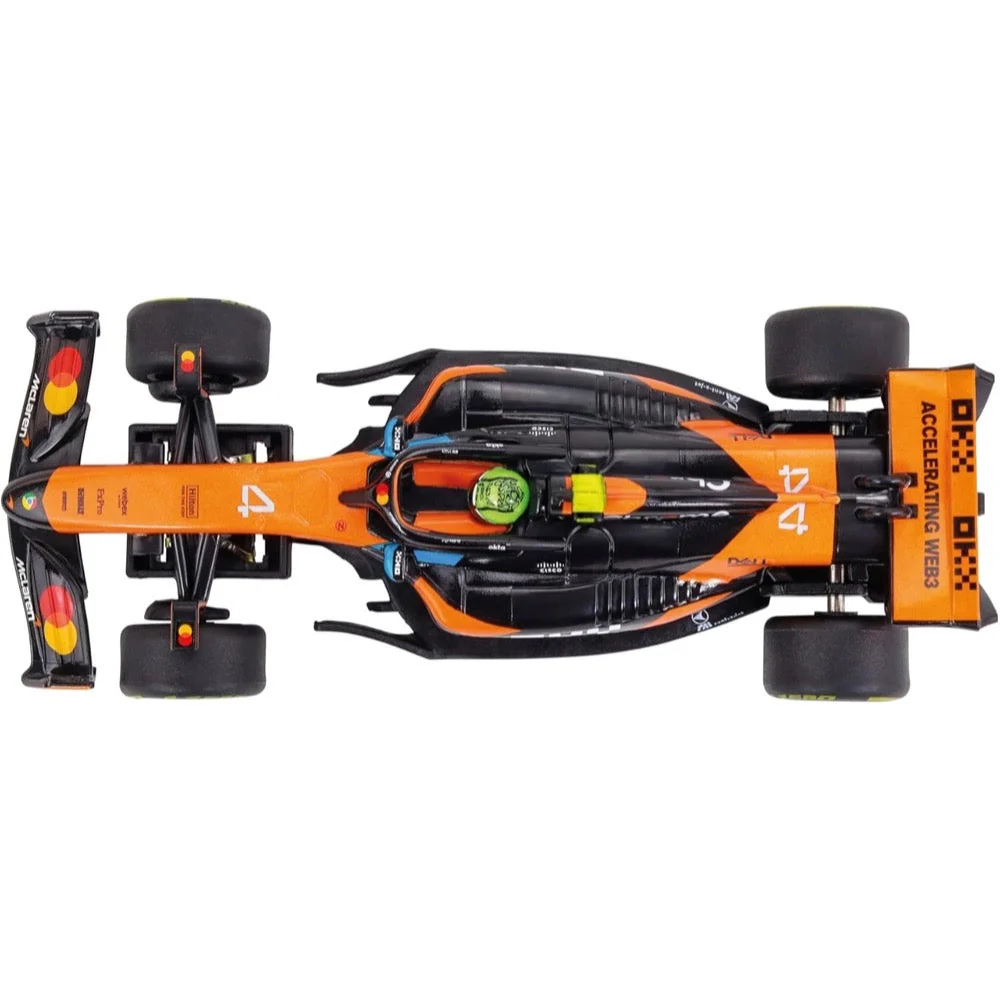 Carrera 64294 GO!!! 2025 F-1 McLaren MCL 39 L. Norris No.4 Slot Car - Image 3
