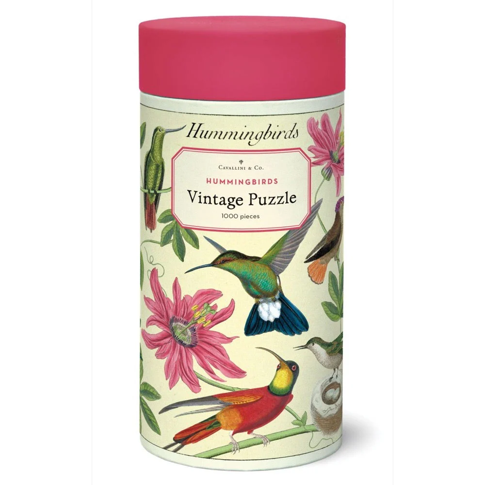 Cavallini Hummingbird 1000pc Jigsaw Puzzle
