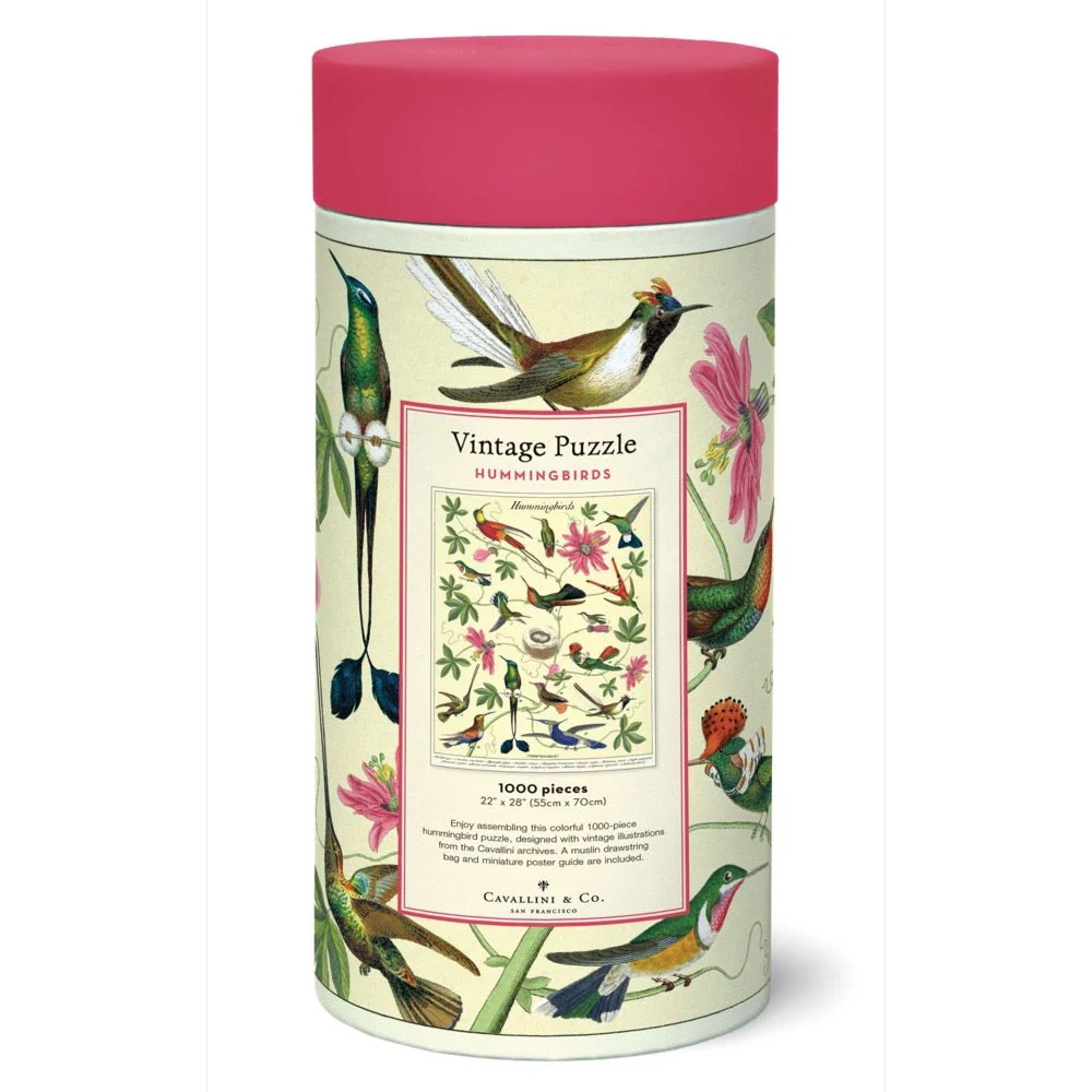 Cavallini Hummingbird 1000pc Jigsaw Puzzle - Image 3