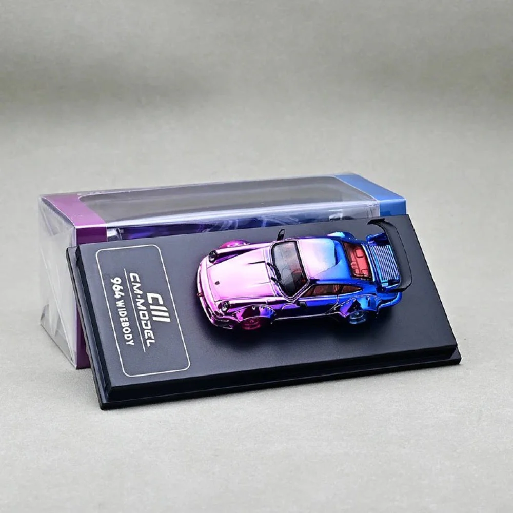 CM Model 64-964-ChromePink 1/64 Porsche 964 Chorme Pink - Image 3