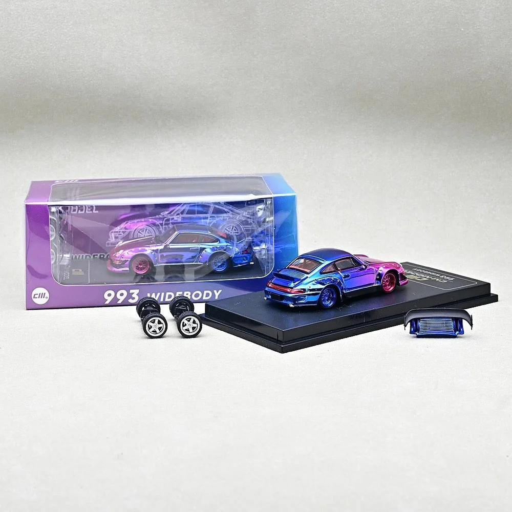CM Model 64-993-11 1/64 Porsche 993 Magic Purple - Image 2