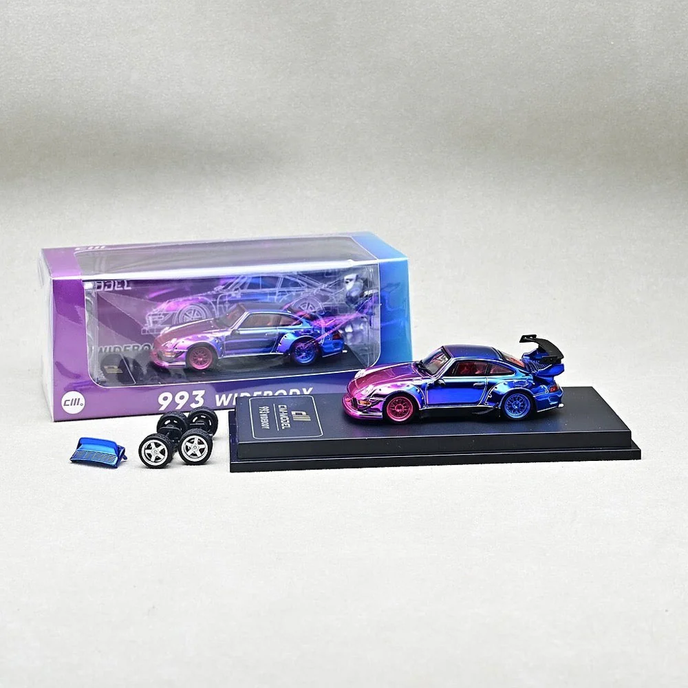 CM Model 64-993-11 1/64 Porsche 993 Magic Purple - Image 3