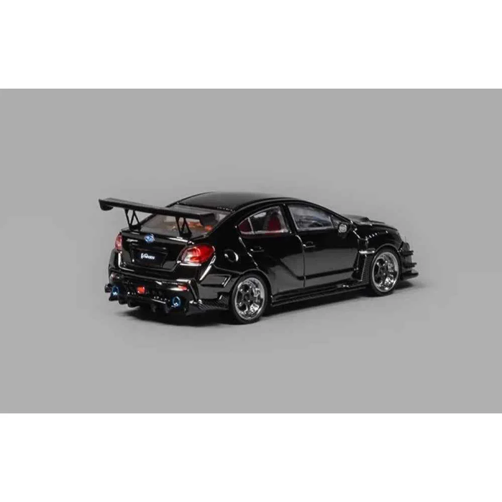 CM Model 64-STI-06 1/64 Subaru Varis WRX STI Wide Body 1.0 Chome Black - Image 5