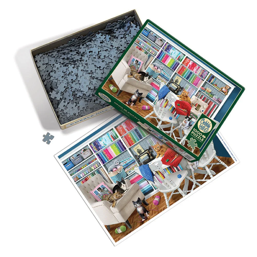 Cobble Hill 40138 Sewing Room 1000pc Jigsaw Puzzle - Image 3