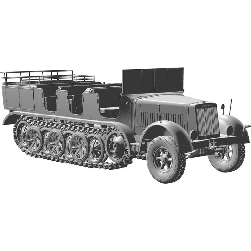 Das Werk 35037 1/35 Mtl. Zgkrwg. 8t, Sd.Kfz. 7 with Crew - Image 2