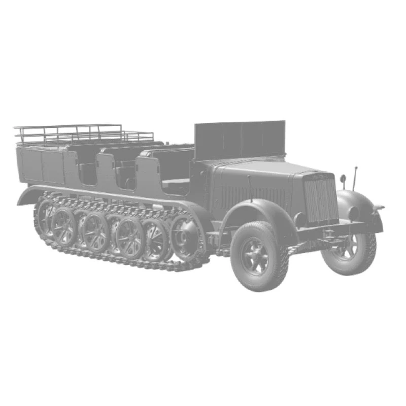 Das Werk 35037 1/35 Mtl. Zgkrwg. 8t, Sd.Kfz. 7 with Crew - Image 3