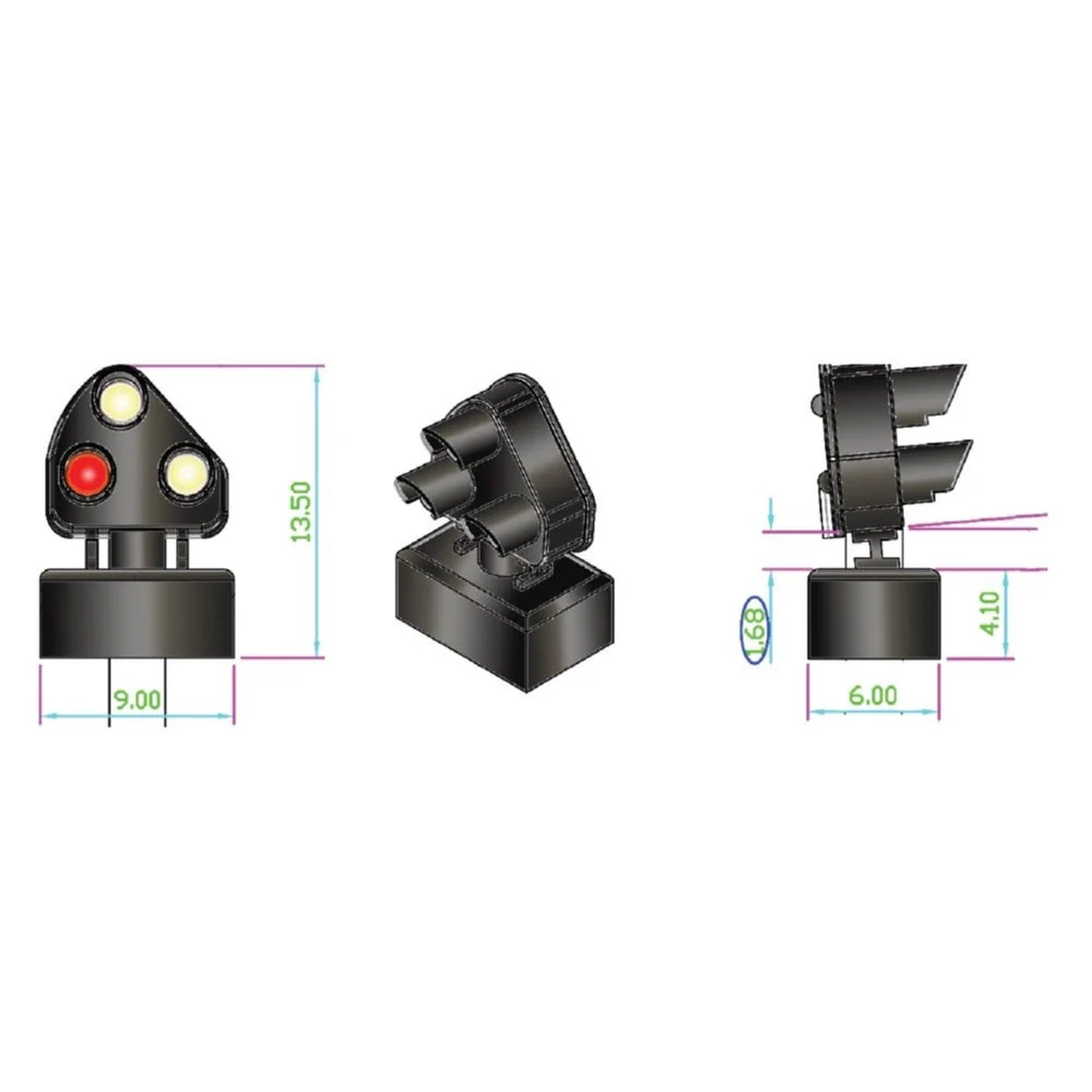 DCC Concepts DCD-MGS-BR OO 12 x 3-Light Steam Era Ground Signal with Mimic Board - Image 5