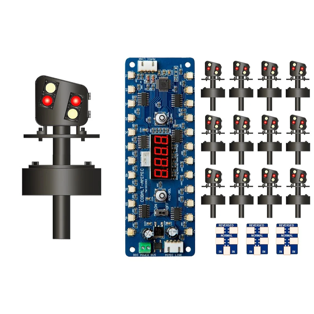 DCC Concepts DCD-MGS-MG OO 12 x 4-Light UK Modern Ground Signal with Mimic Board - Image 4